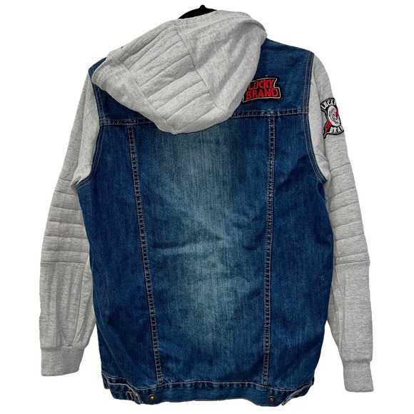 Lucky Brand Blue and Gray Jean Jacket - Picture 3 of 9